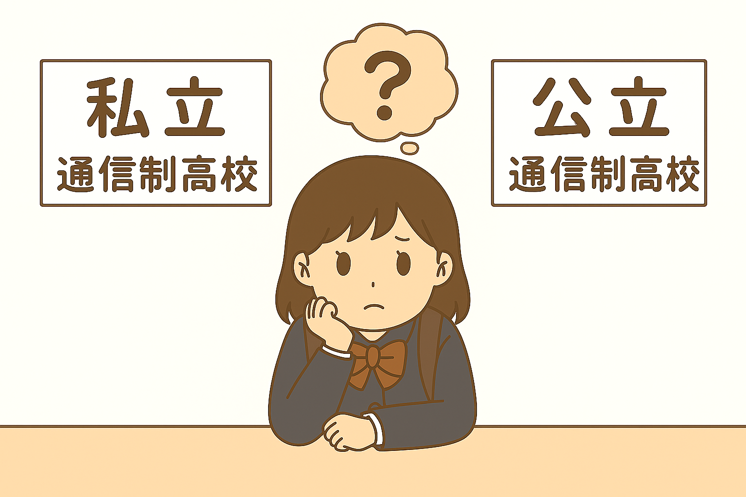 私立と公立の通信制高校ではどっちがいい？